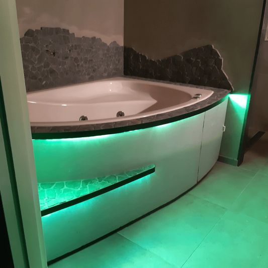 5 Meter bunter LED Streifen IP65/67 12V oder 24V - Farbe Grün - 120 Leds p/m