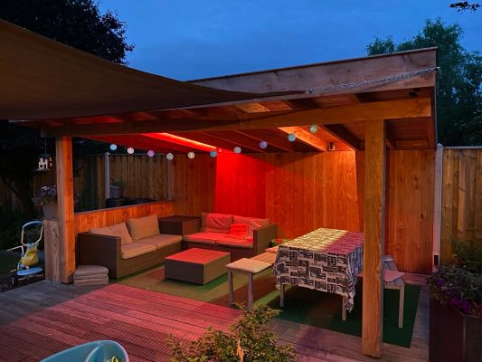 5 Meter RGBWW Premium LED Streifen Einzelner Streifen für außen