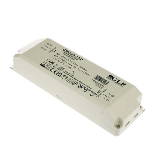 50W - 12V Professioneller kompakter dimmbarer LED-Treiber