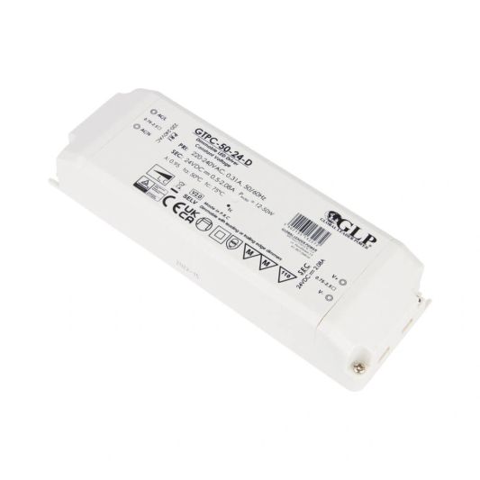 50W - 24V Professioneller kompakter dimmbarer LED-Treiber