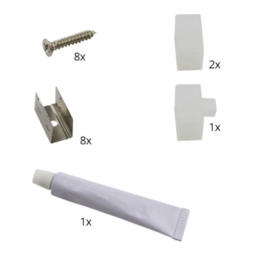 6 Meter RGB Neon LED Flex Maxi gerade - komplettes Set Neon Beleuchtung