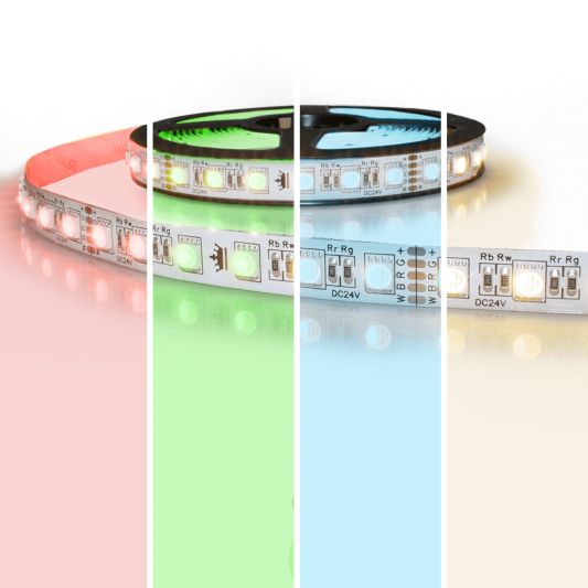 6 Meter RGBW LED -Streifenpremium mit 432 LEDs - Lose Streifen