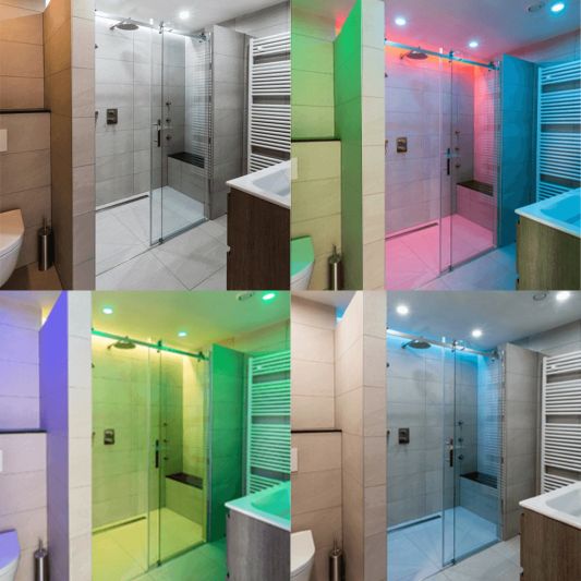 7 Meter RGBWW LED Streifen pro Metereterit 672 Led's - Einzelner Streifen