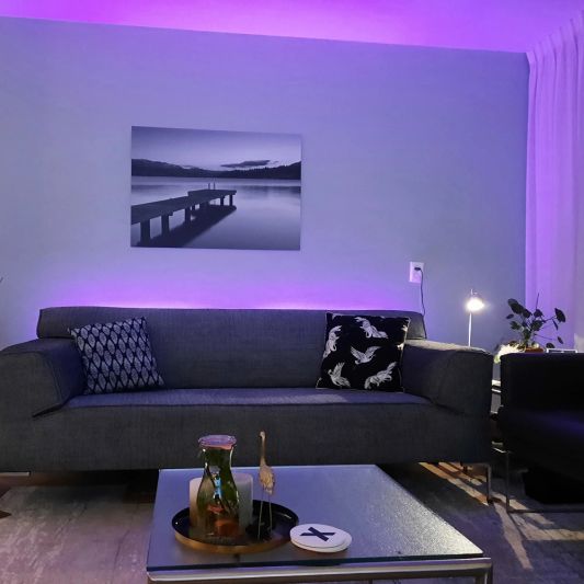 9 Meter komplettes Set RGBW LED Streifen mit Zigbee Steuerung