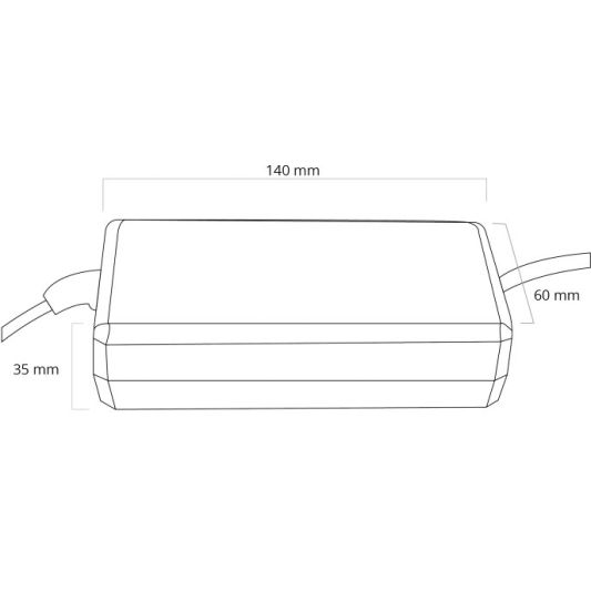 96 Watt - 24 V / 4A -Adapter für LED -Streifen