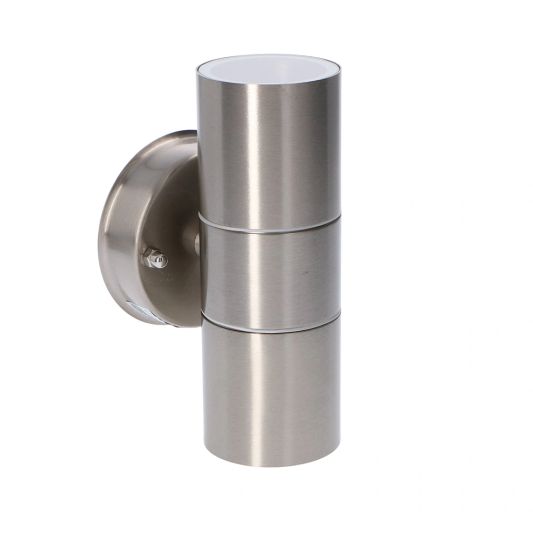 Aluminium up/down Wandleuchte für draußen mit Zigbee GU10 Strahler- Rund