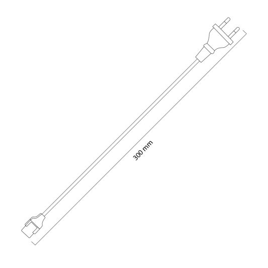 Anschlussstück mit Netzstecker | 230V
