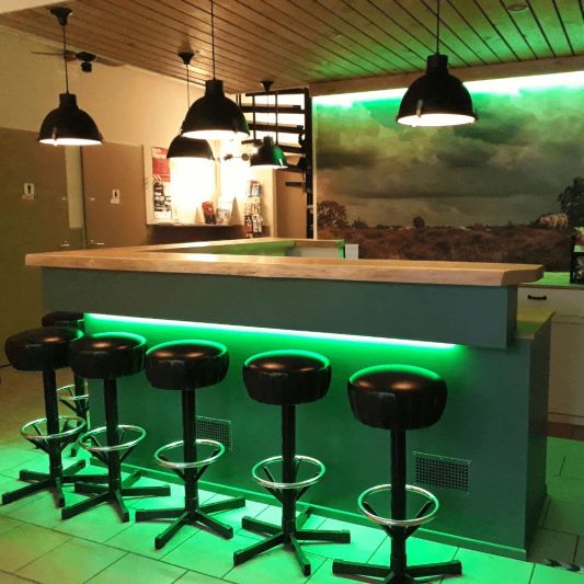 Barbeleuchtung 5 Meter