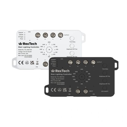 Bewegungsmelder für Treppenbeleuchtung mit Controller