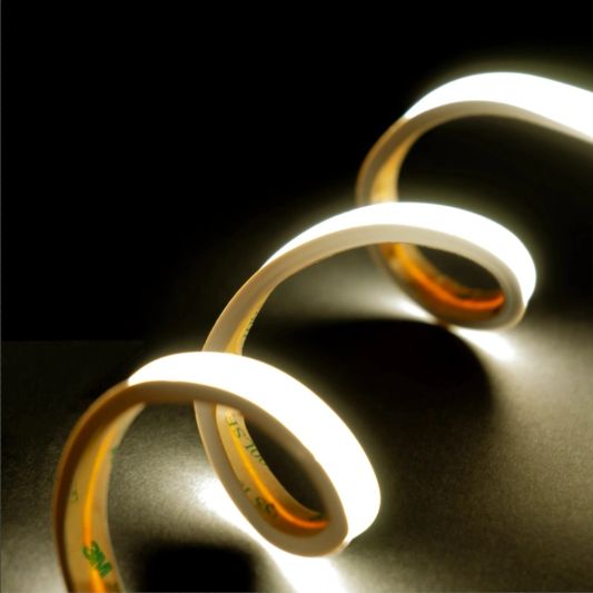 COB Neon inklusive Profil – überall kürzbar – Warmweiß loser Streifen – 4m