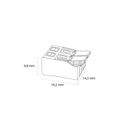 Connector 2-weg Verbindungsklemme Set 5 Stück