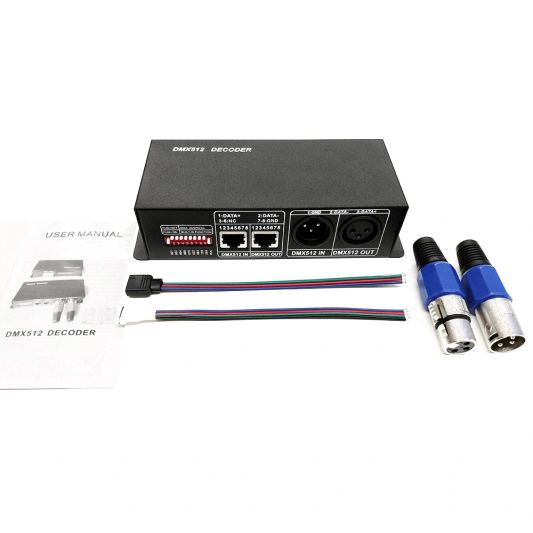 DMX Steuerung für RGB und RGBW LED Streifen