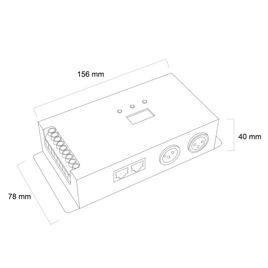 DMX Steuerung für RGBW und RGBWW LED Streifen