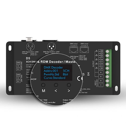 DMX Steuerung für RGBW und RGBWW LED Streifen