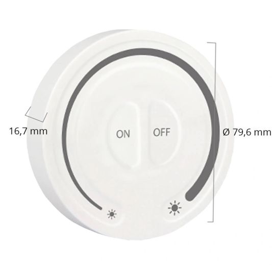 KabelEinzelner Touch Wanddimmer lose