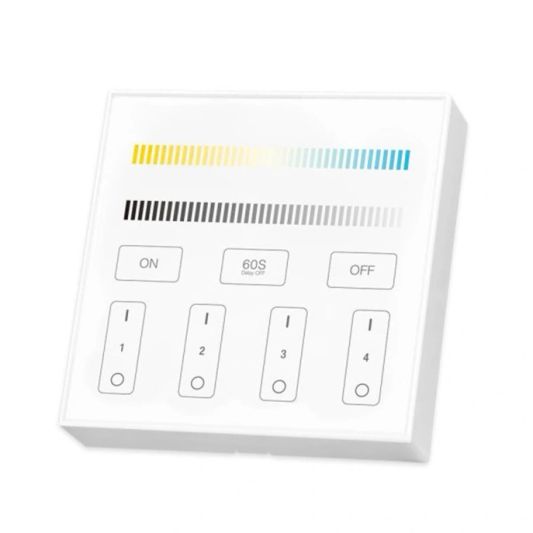 Dual White 4 Zonen Touch Modul mit Batterie