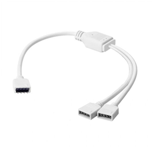 Dual White Splitter Kabel in 2 Teilen