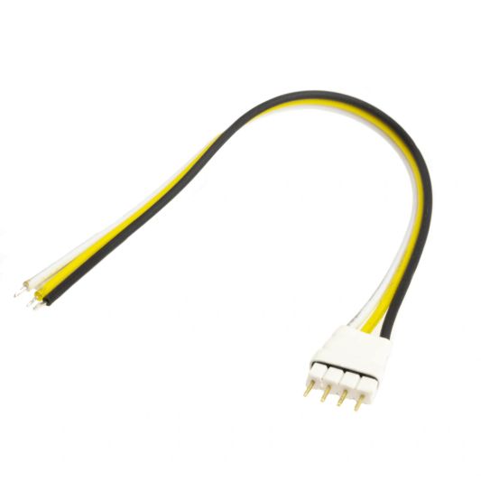 Dual White Stecker mit 15 cm Kabel