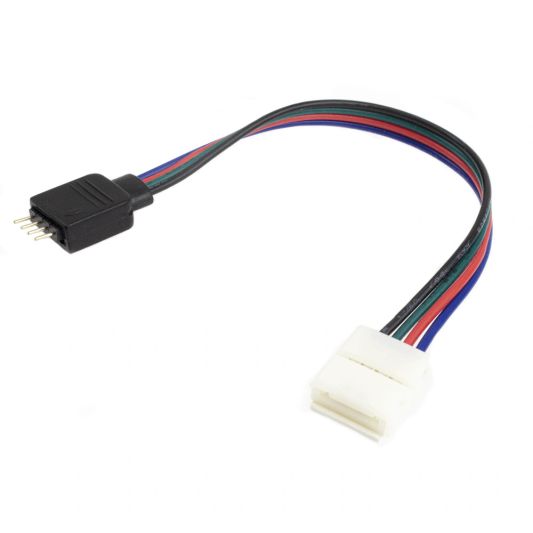 Dual White Stecker mit Verbindungsstück 15 cm Kabel