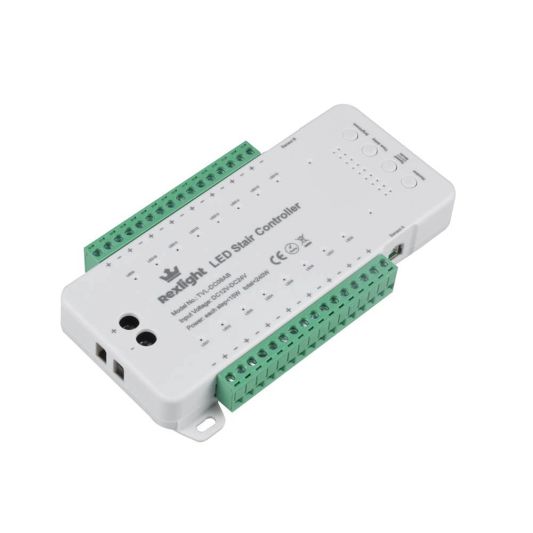 Dynamische Treppenstufenbeleuchtung 50 cm für max. 16 Stufen inklusive Sensoren und 1 Programm - Warmweißes Licht