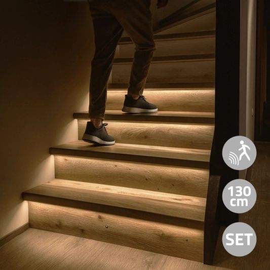 Dynamisches Treppenbeleuchtungsset Basic 130cm