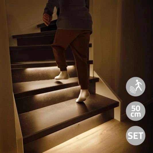 Dynamisches Treppenbeleuchtungsset Basic 50 cm