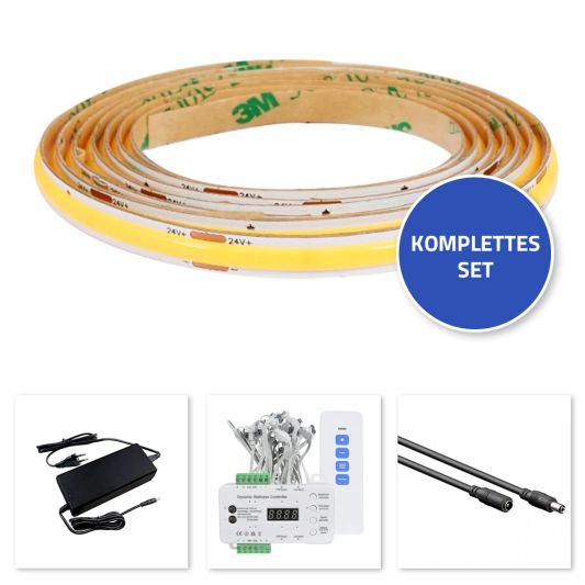 Dynamisches Treppenbeleuchtungsset Premium 130 cm