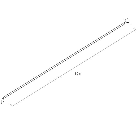 Kabel 2-adriges Netzkabel 10 Meter lang