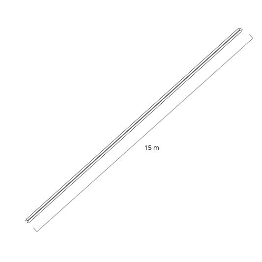 Kabel LED Streifen weiß Einzelne15 Meter