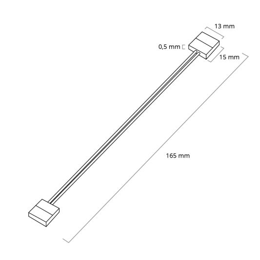 Kabel mit 2 Anschlüssen Löten nicht erforderlich
