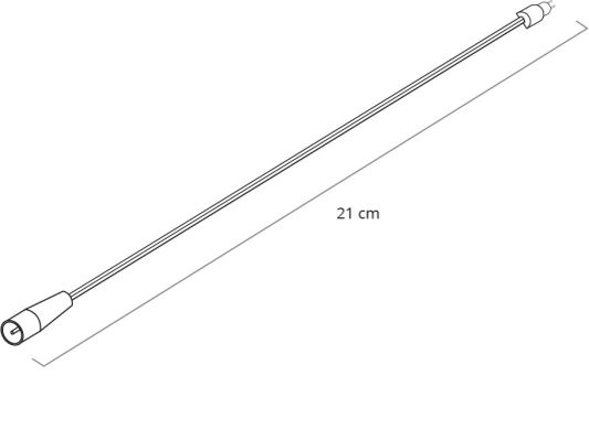Kabel für weiße LED Streifen mit 2-Pol Stecker