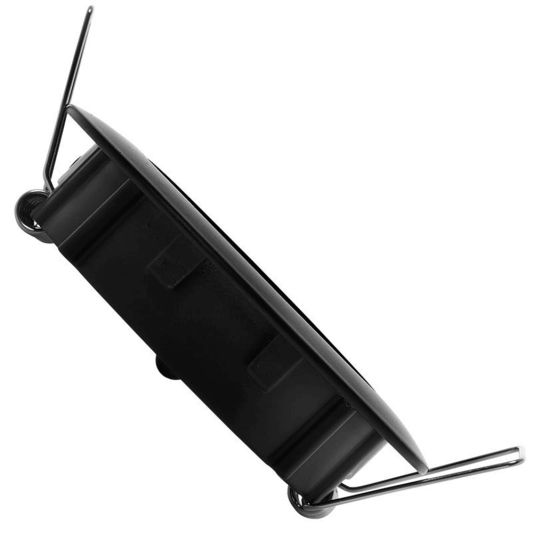 schwenkbare spotarmatur rund schwarz geeignet fuer gu10mr16