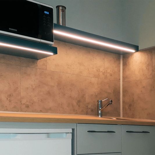 LED Profil 2 Meter Up Light Wandprofil