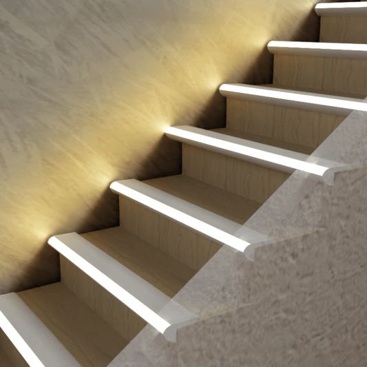 LED Profil 1 Meter für Treppenkante