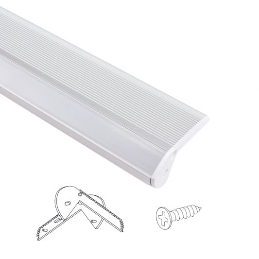 LED Profil 1 Meter für Treppenkante