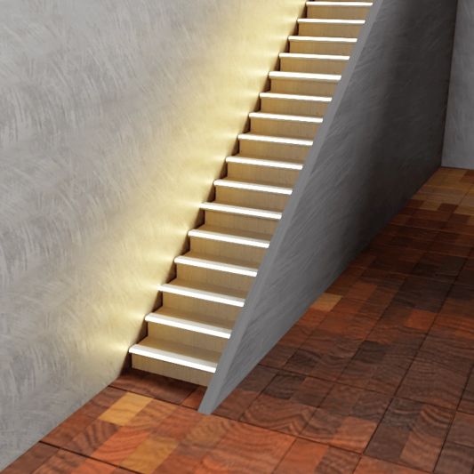 LED Profil 2 Meter für Treppenkante