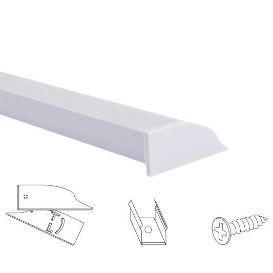 LED Profil 2 Meter Up Light Wandprofil