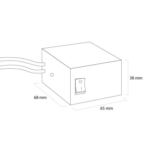 LED-Streifen Akku/Batterie 12V mit Ladegerät - 3000