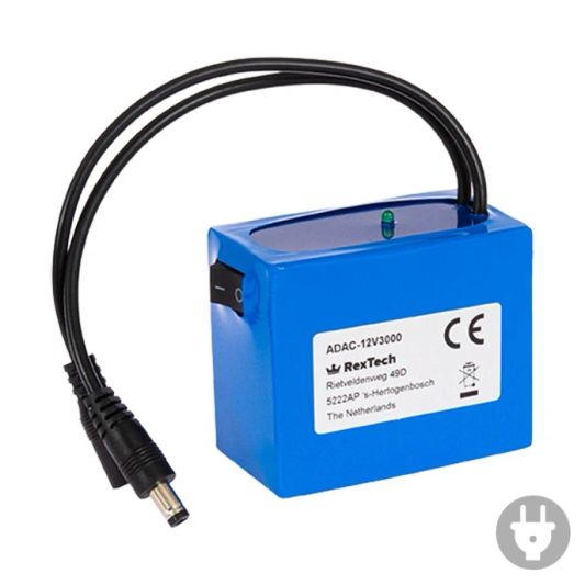 LED-Streifen Akku/Batterie 12V mit Ladegerät - 3000