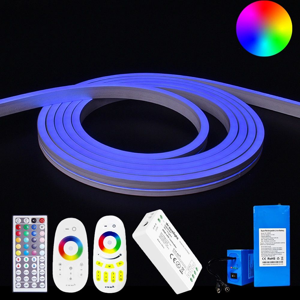 Komplettset RGB Neon LED Streifen - 3 Meter