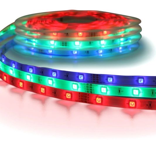 Led Streifen auf Batterie RGB Basic komplettes Set 3 Meter