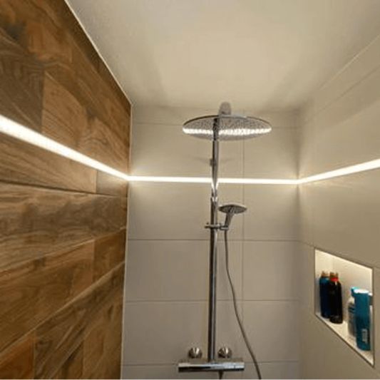 LED Streifen Profil breit Einbau hoch 2 Meter