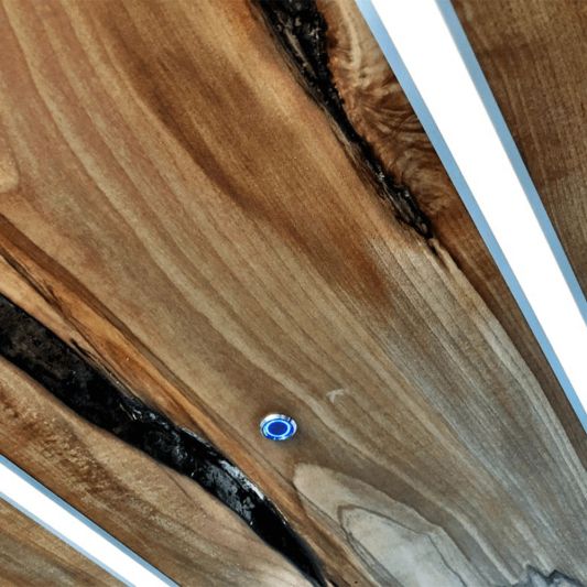 LED Streifen Profil breit Einbau hoch 3 Meter