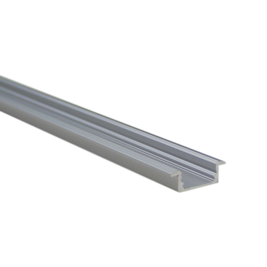 Led Streifen Profil Einbau tiefes Modell - komplett inklusiv Abschlusskappe 2 Meter 7 mm