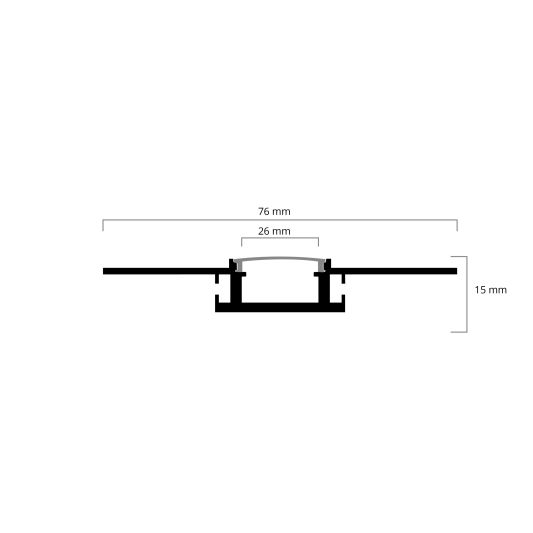 Stuckleiste Für LED 1,5 Meter breite Variante