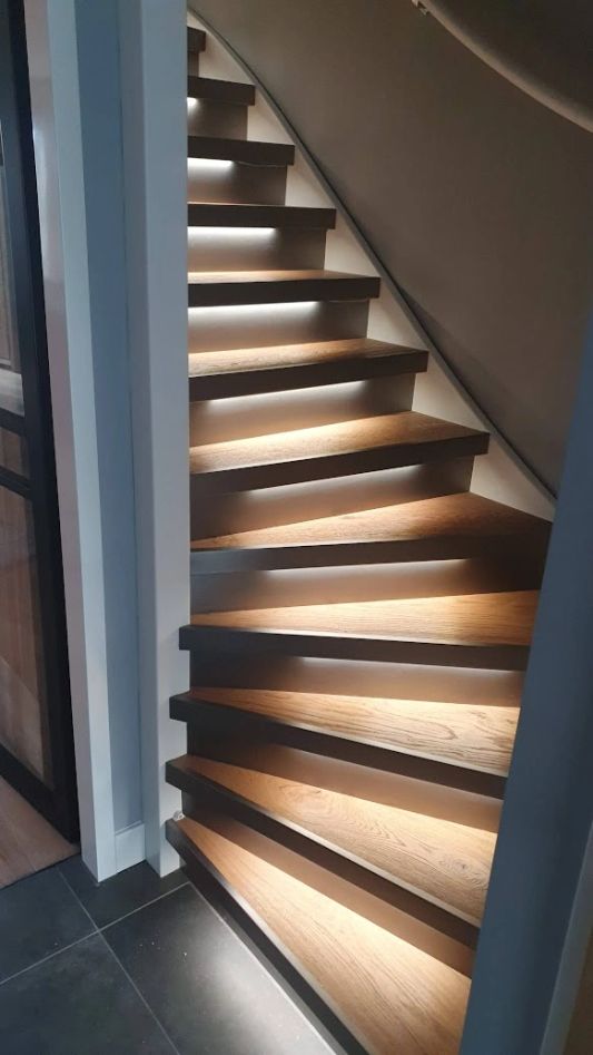 LED Treppenstufenbeleuchtung Set COB - Komplettes Set - Hellweiß 50 cm