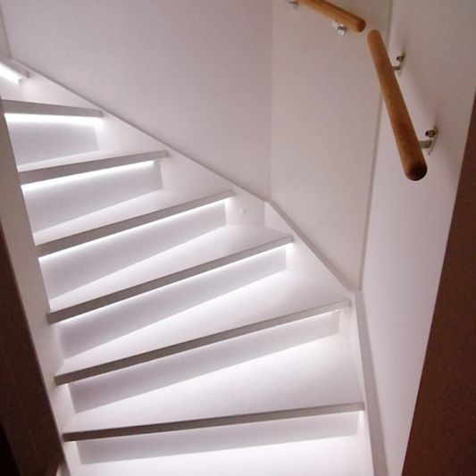 LED Treppenstufenbeleuchtung Set COB - Hellweiß 130 cm