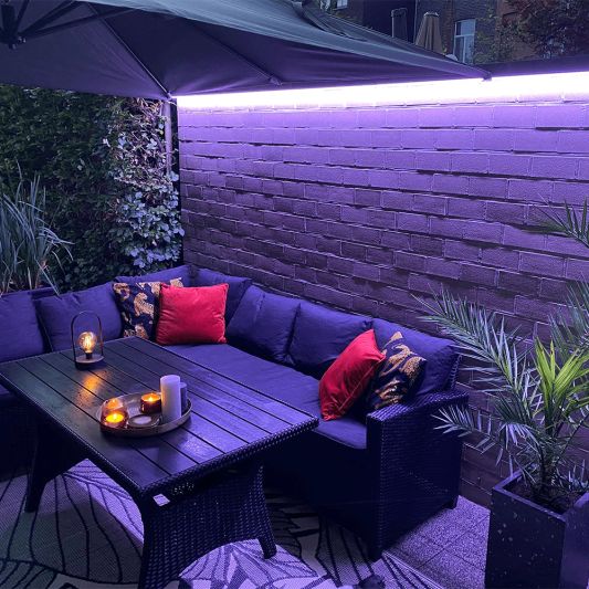 LEDstrip 1 Meter RGBWW Basic 36 SMD LEDs p/m - Loser Streifen