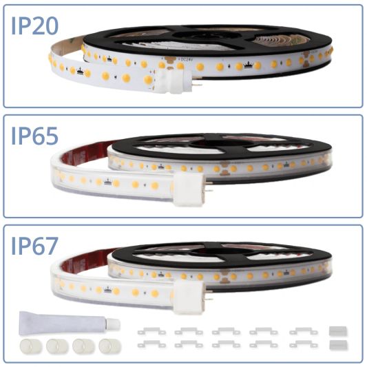 1 Meter LED Streifen Warmweiß - 60 Led's