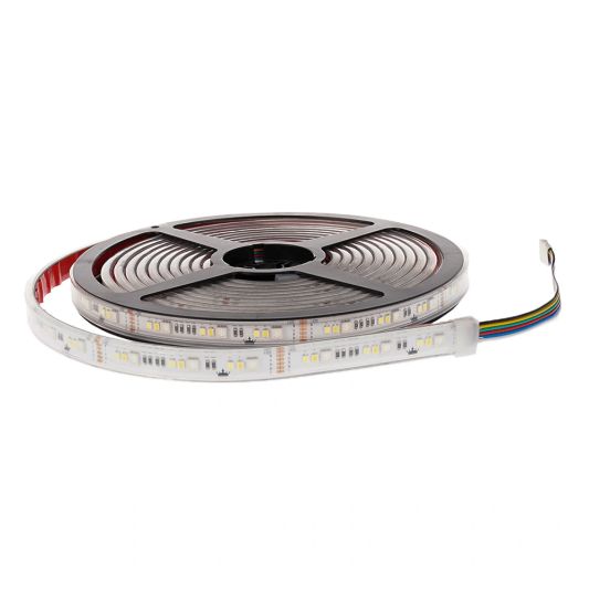 LEDstrip 5 Meter RGBWW Basic 36 SMD LEDs p/m - Loser Streifen